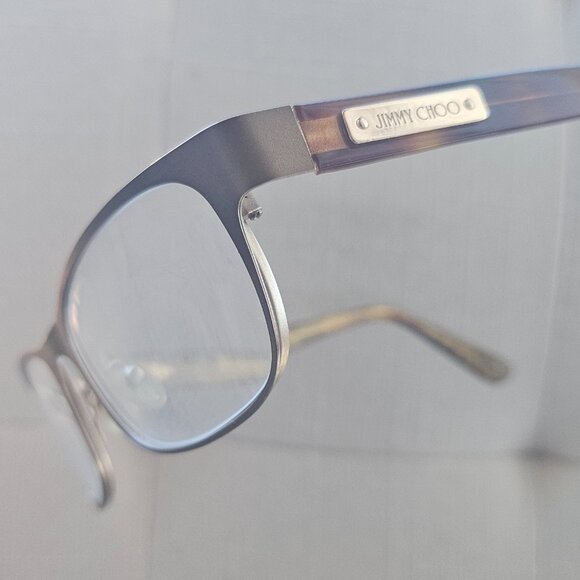 Jimmy Choo Women Eyeglasses Frame Brown Tone ENG 54[]16 135 Glasses made Italy - Picture 1 of 13